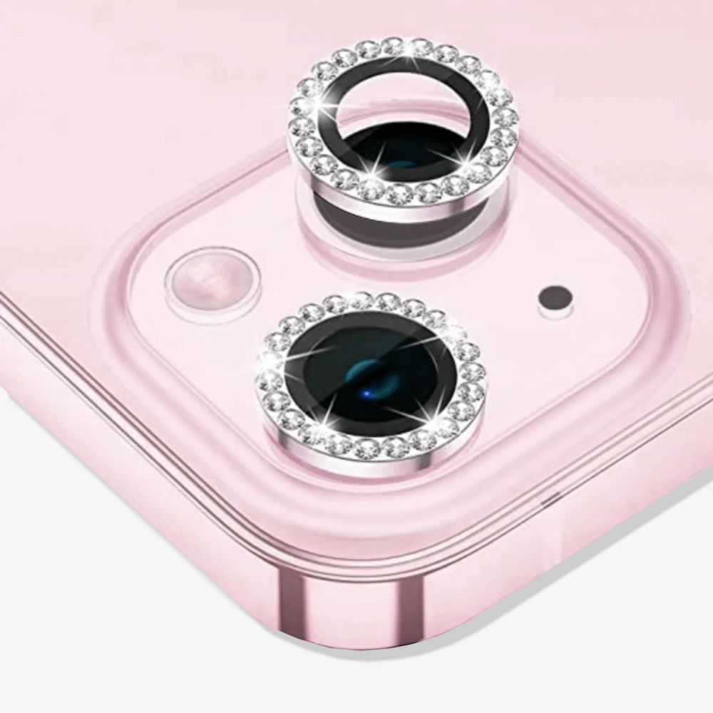 Lente de cámara Diamonds rosado