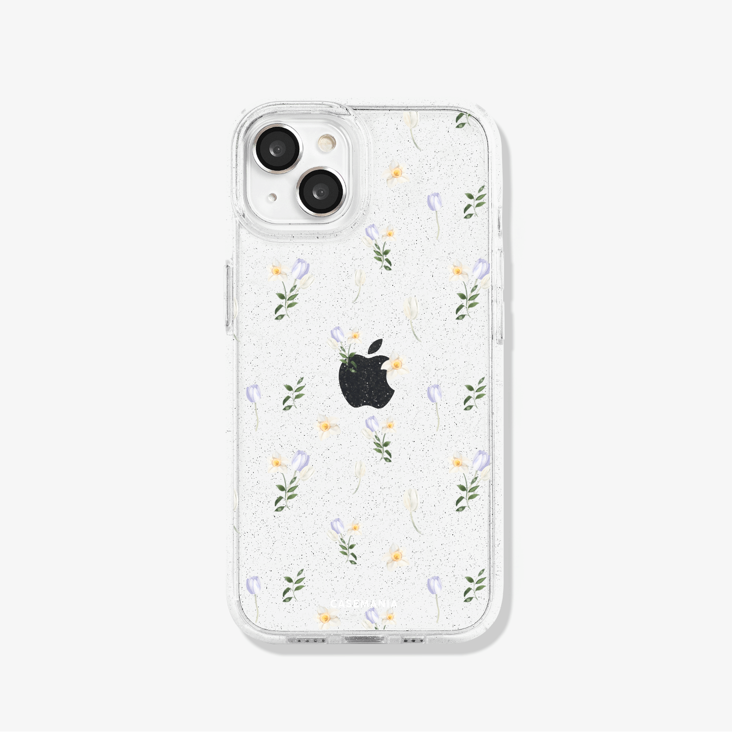 TULIPANES Y FLORES Case iPhone Antishock Sparkly Tulipanes y flores - Imagen 1