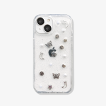 <b>¡Charms!</b> - Case iPhone Antishock Sparkly Charms plateados