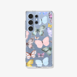 Case Samsung Antishock Mariposas pasteles