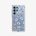 Case Samsung Antishock Ojos turcos celeste