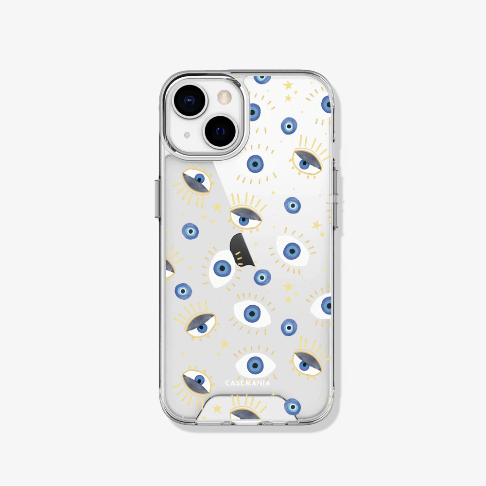 Case iPhone Antishock Ojos turcos celestes