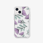 Case iPhone Antishock 360 Flores lilas