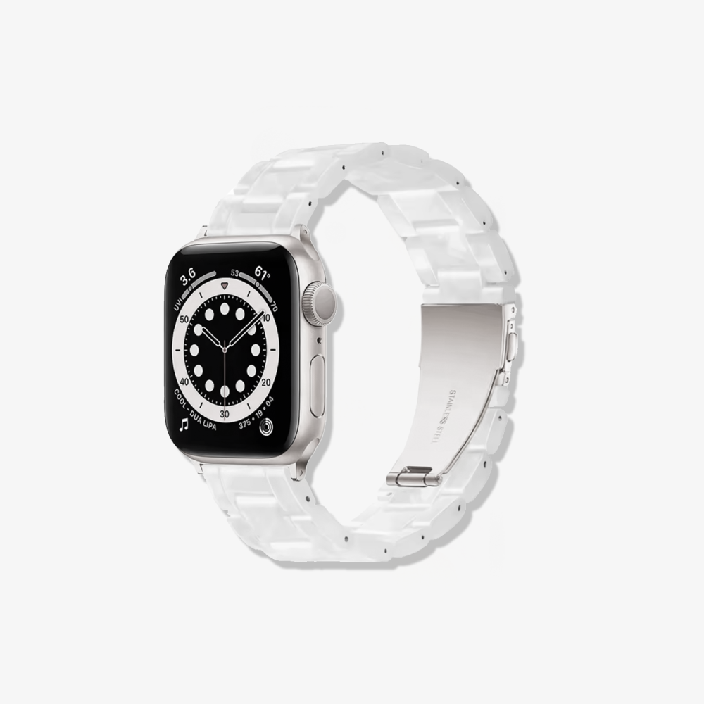 Correa Apple Watch Eslabones blanco
