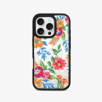 <b>Intercambiable</b> - Case iPhone Antishock Intercambiable MagSafe + Placa Flores colores