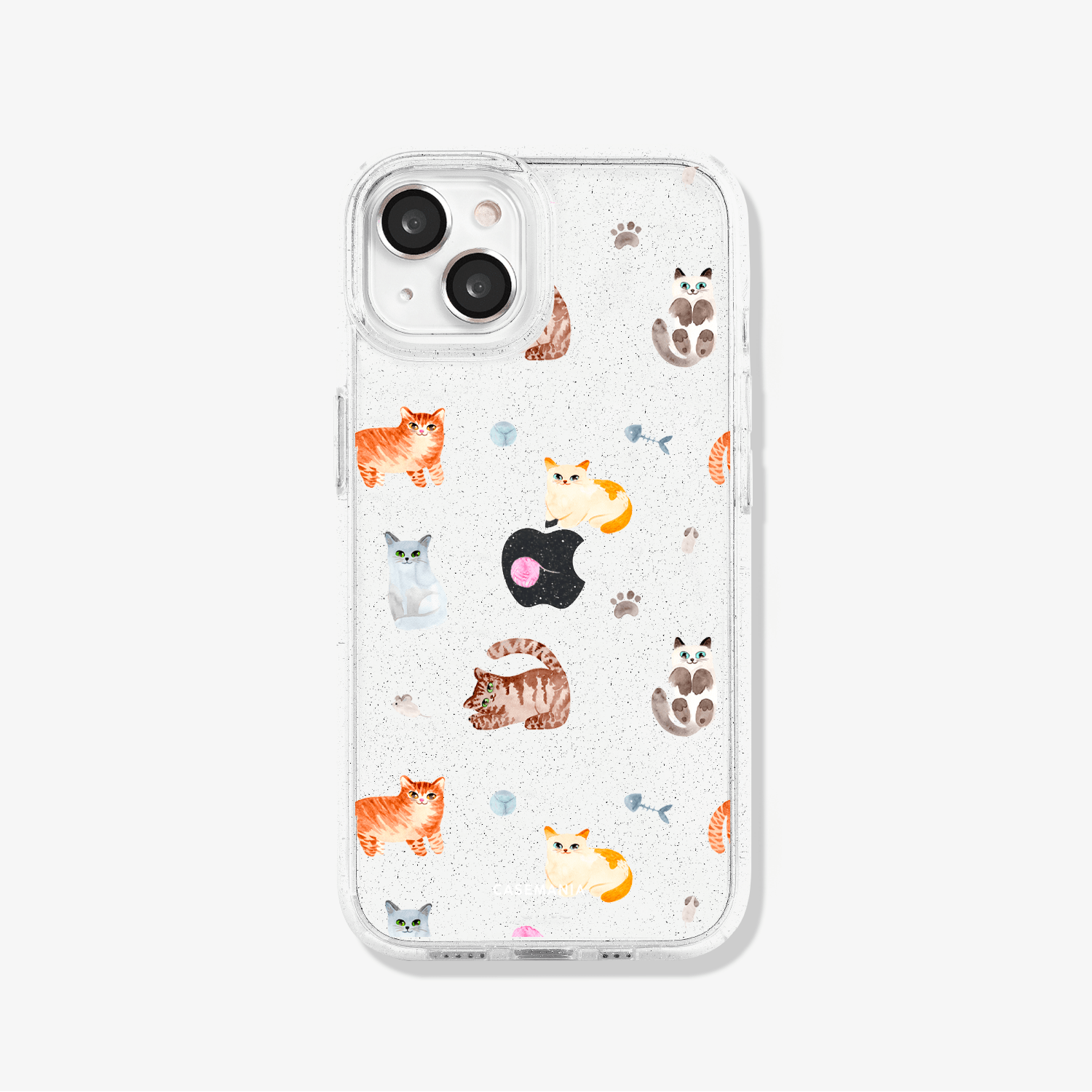 GATITOS <b>Petlover</b> - Case iPhone Antishock Sparkly Gatitos - Imagen 1