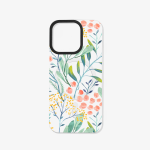 <b>Intercambiable</b> - Placa MagSafe Hojas y flores coral (NO ES UN CASE)