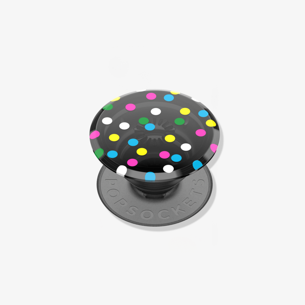 PopSocket black disco dots