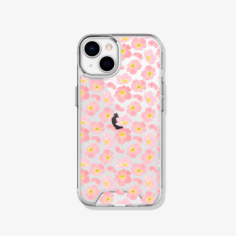 Case iPhone Antishock Dalias coral