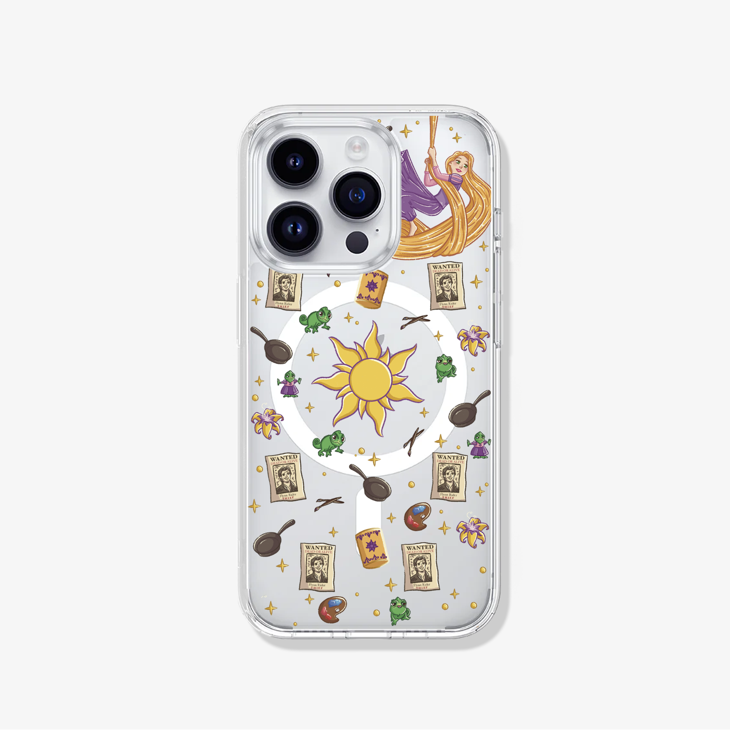 enredados rapunzel <b>Disney</b> - Case iPhone Antishock MagSafe Enredados Rapunzel - Imagen 1