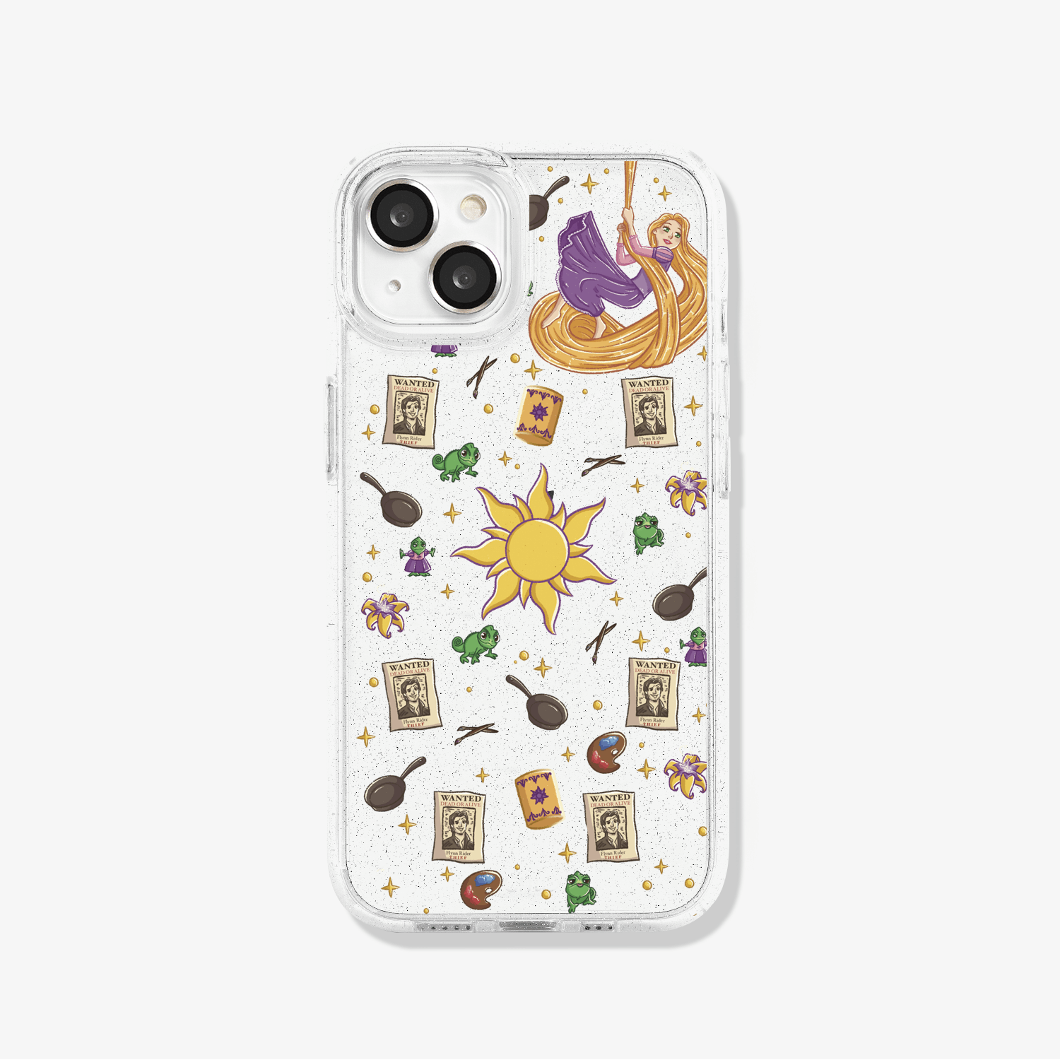 enredados rapunzel <b>Disney</b> - Case iPhone Antishock Sparkly Enredados Rapunzel - Imagen 1