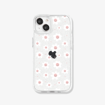 Case iPhone Antishock Sparkly Smiley blanco