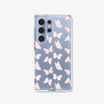 Case Samsung Antishock Mariposas rosadas