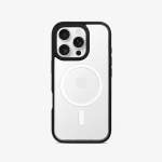 Case iPhone Antishock MagSafe Transparente borde negro