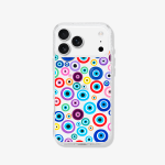 Case iPhone Antishock Sparkly Ojos turcos colores