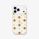 Case iPhone Antishock Sparkly Ojos turcos y sol
