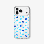 Case iPhone Antishock MagSafe Ojos turcos turqueza