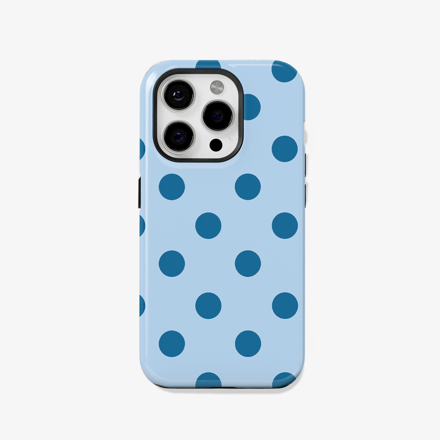 PUNTITOS BLUE (1) Case iPhone Doble Antishock Puntitos Blue - Imagen 1