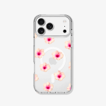 Case iPhone Antishock MagSafe Hibiscus melón