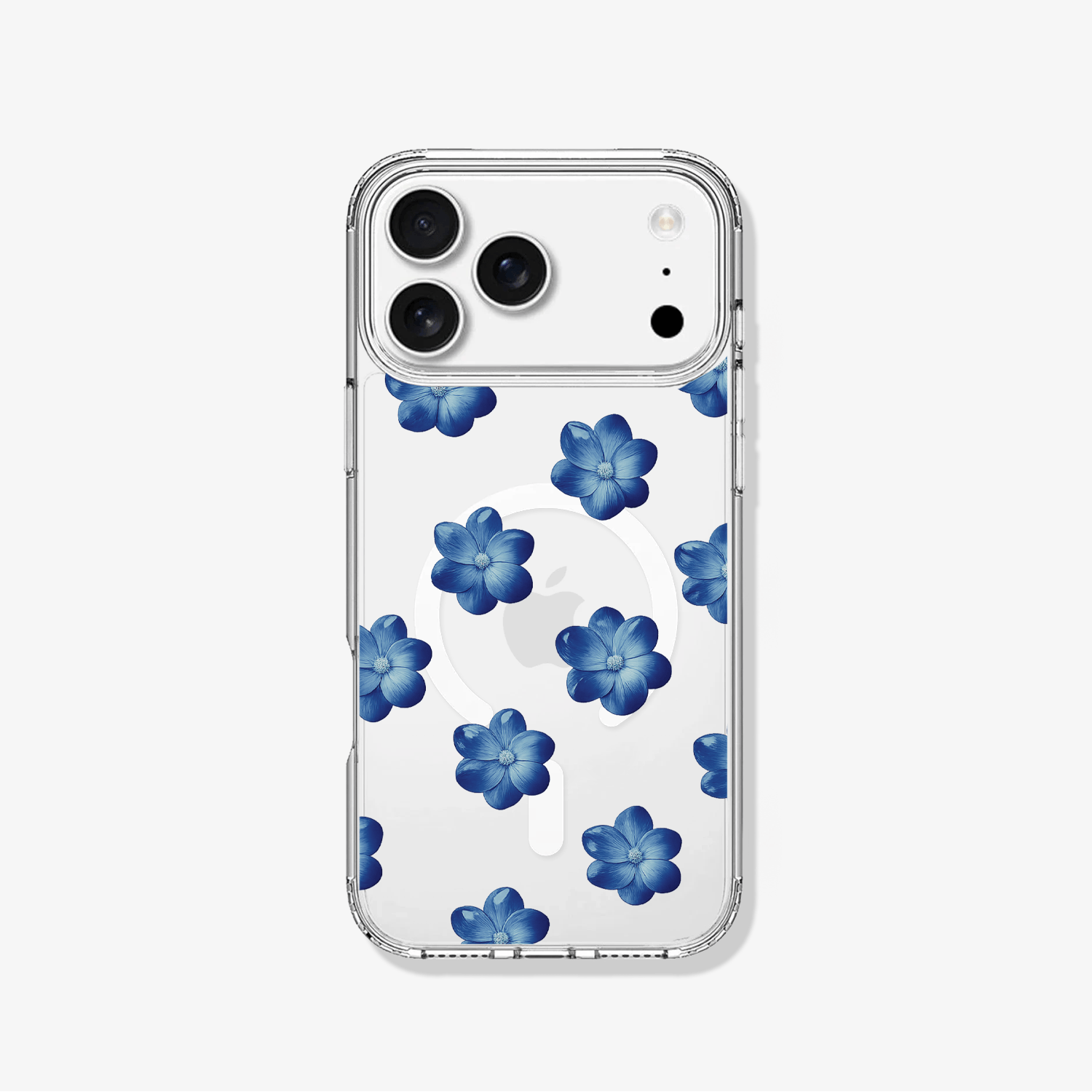 HORTENSIA AZUL Case iPhone Antishock MagSafe Hortensia azul - Imagen 1
