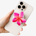Grip para celular Jazmín rosado