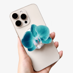 Grip para celular Orquídea celeste