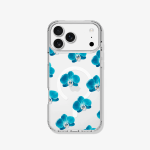 Case iPhone Antishock MagSafe Orquídea celeste