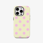Case iPhone Doble Antishock Puntitos Butter