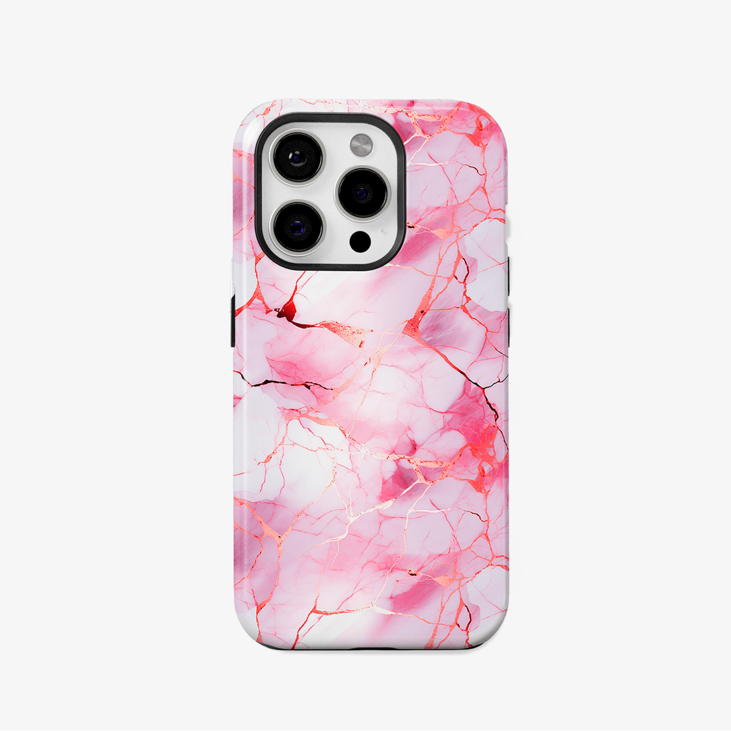 MARMOL ROSADO Case iPhone Doble Antishock Mármol rosado - Imagen 1